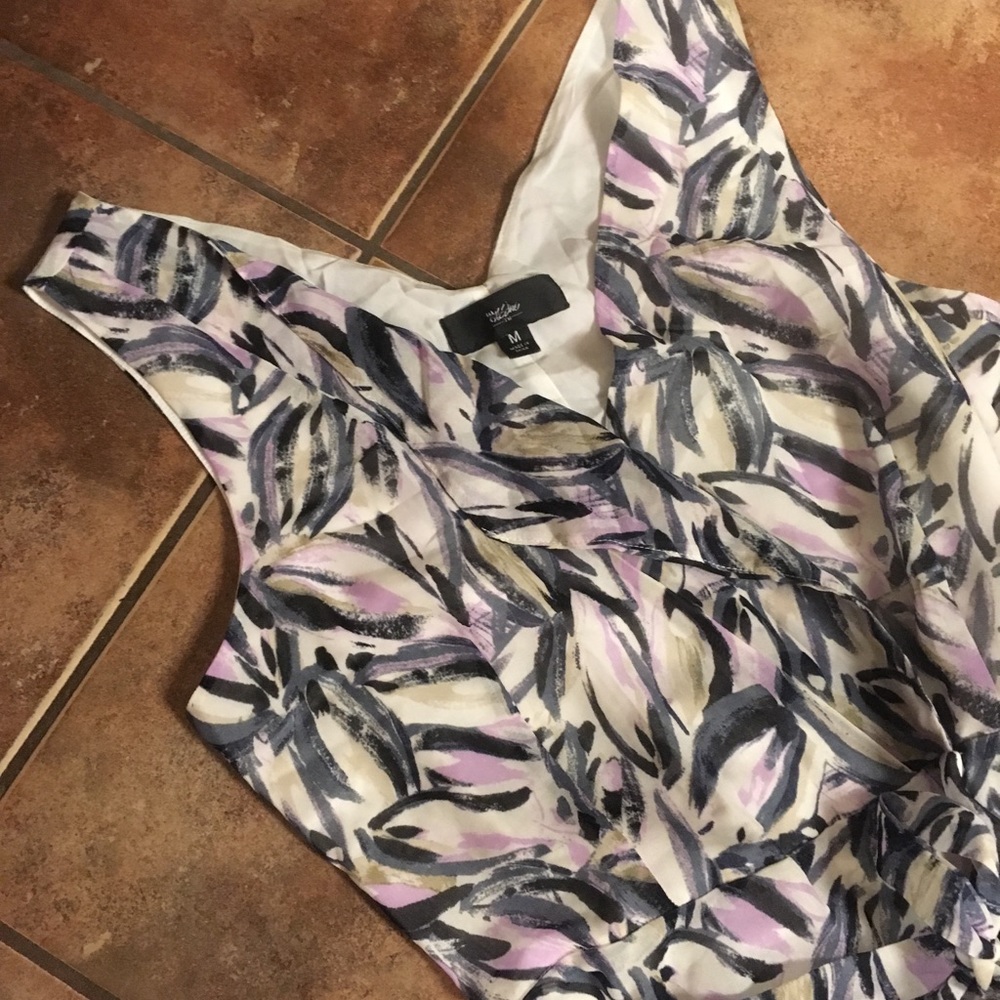 MultiColor Flowy Wrap Dress